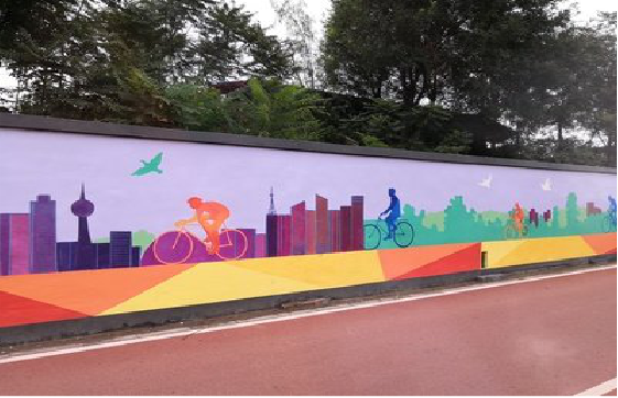 鹤壁墙体彩绘-围墙