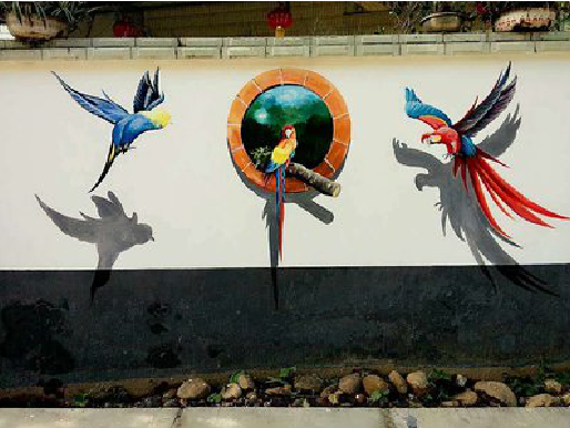 鹤壁视觉错位-3D墙绘设计