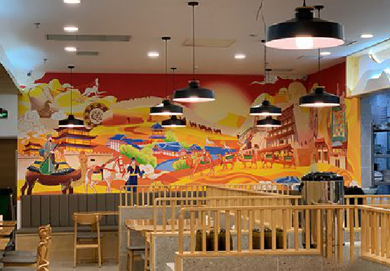 鹤壁商业空间彩绘介绍。