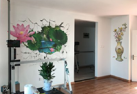 鹤壁墙体彩绘相比墙纸的优势。