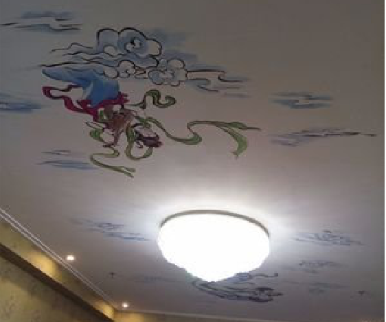 鹤壁如何快速绘制天花板上的手绘墙？