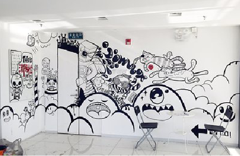 鹤壁手绘墙并非传统涂鸦。