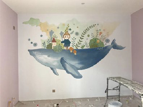 鹤壁手绘墙的特点及优势。